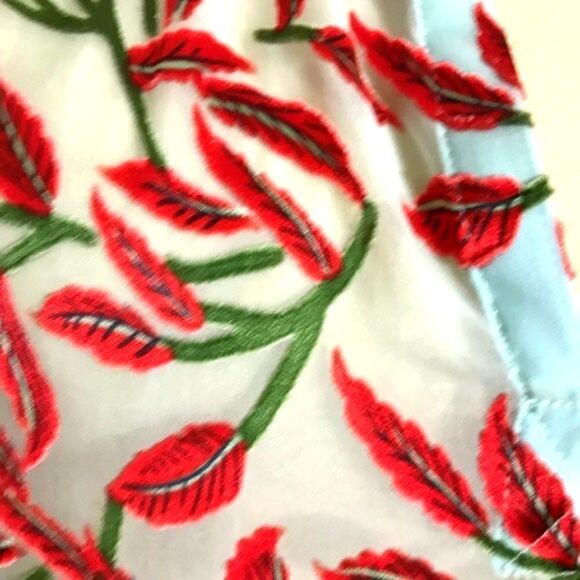 Alice & Olivia Malita Ruffle Silk Blouse Size Small - Picture 8 of 11